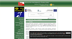 Desktop Screenshot of bip.mops-kkozle.pl